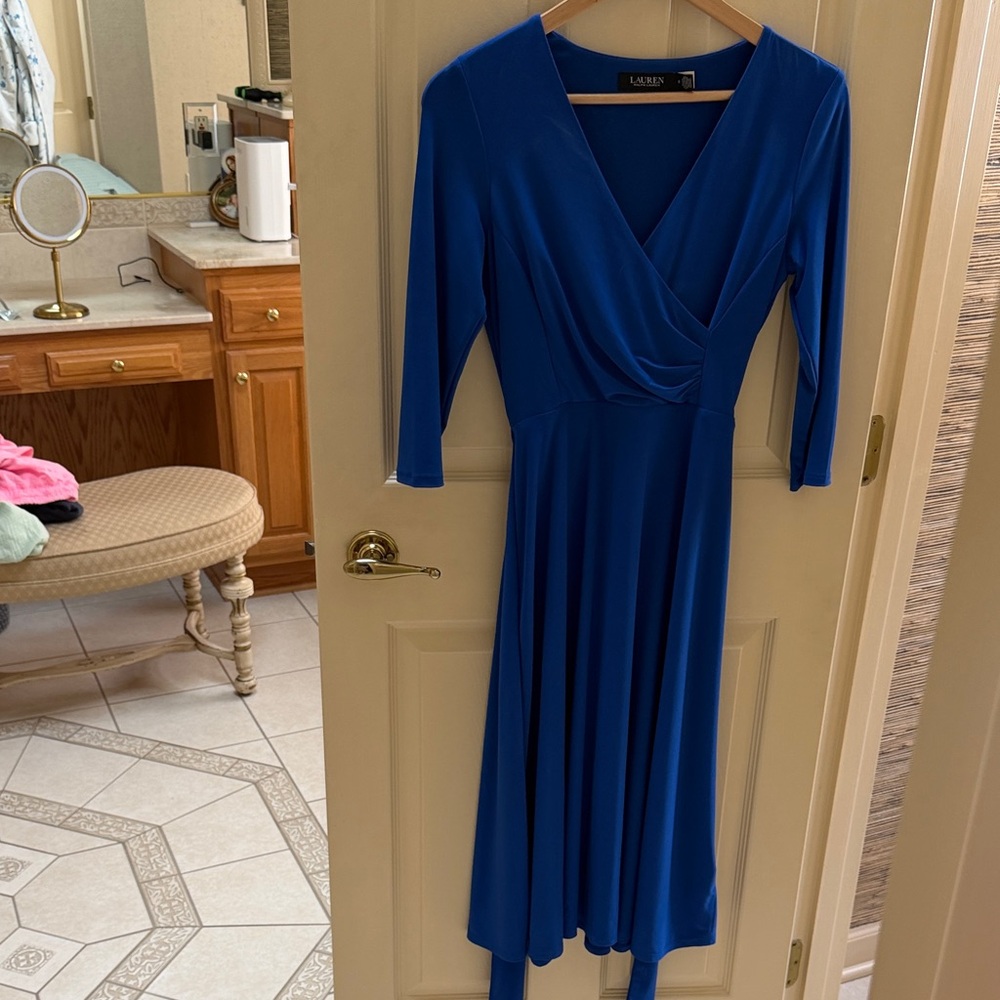 Ralph Lauren Blue Wrap Dress